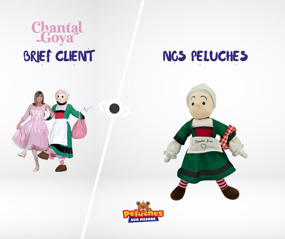 Peluche sur mesure becassine