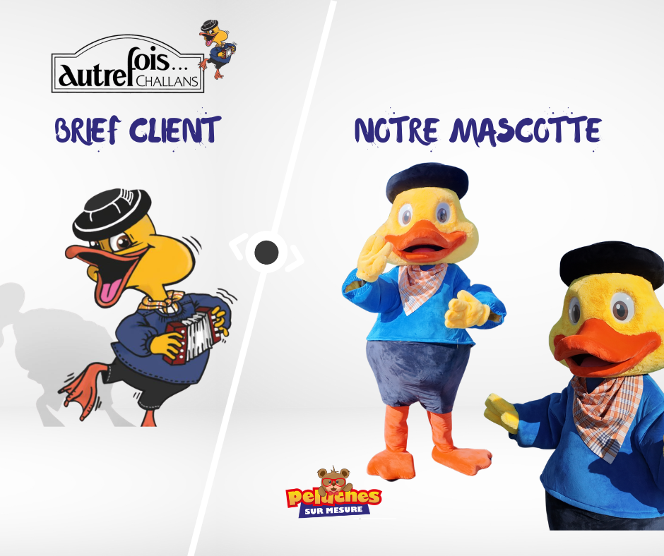 Mascotte sur mesure challans