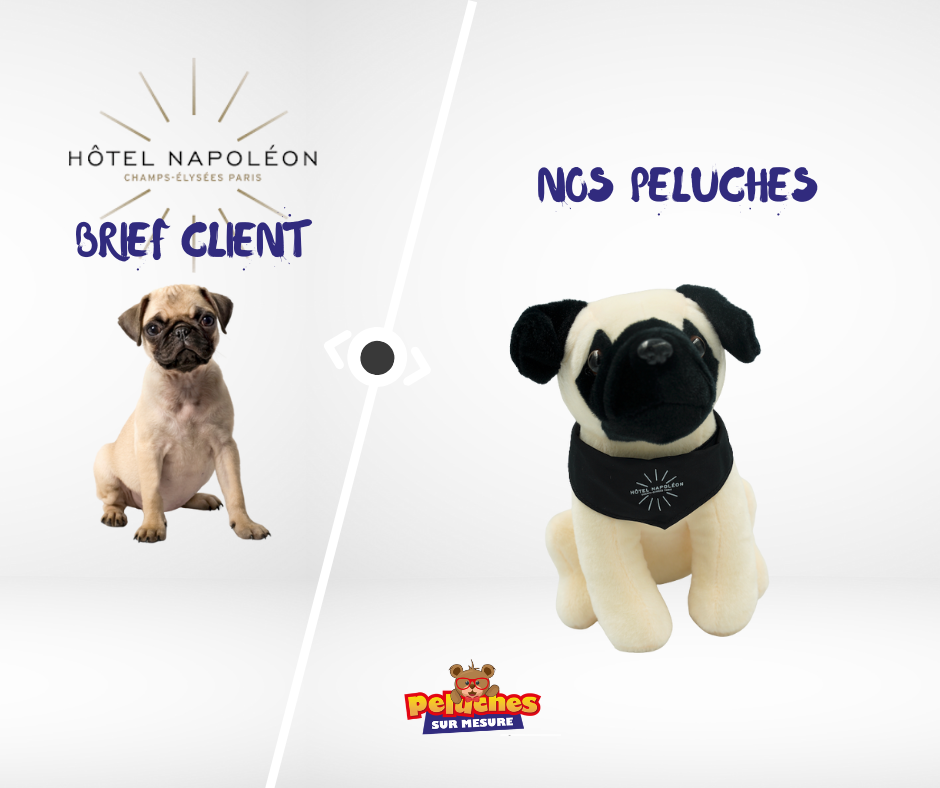 Peluche sur mesure chien