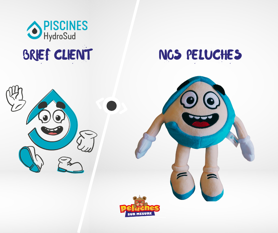 Peluche phoque sur mesure 